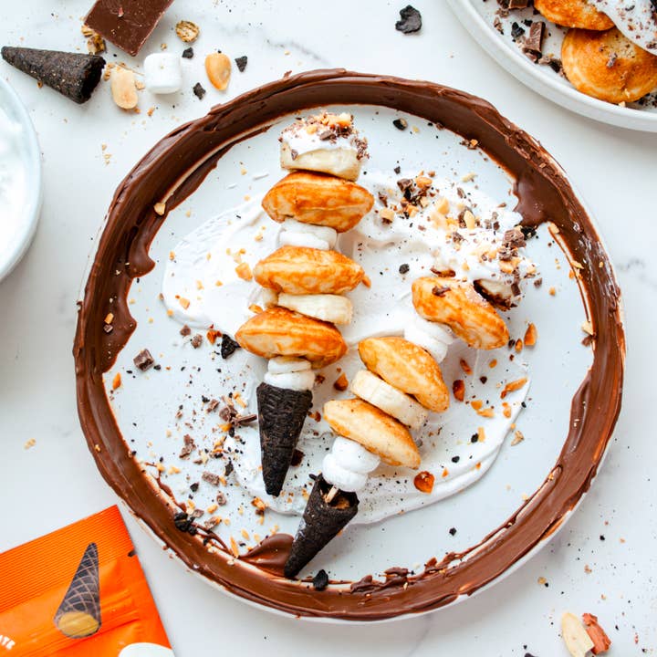 Muddy Bites - Wholesale Cookie - Peanut Butter Chocolate Waffle Cone Snacks
