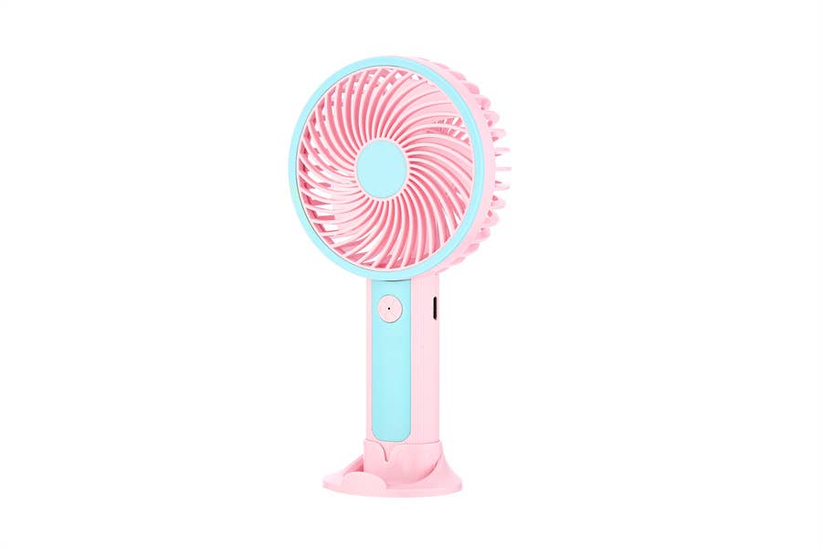 Nima Accessories Inc - Wholesale Handheld Electric Fan - Two Tones Light Weight Round Personal Fan2