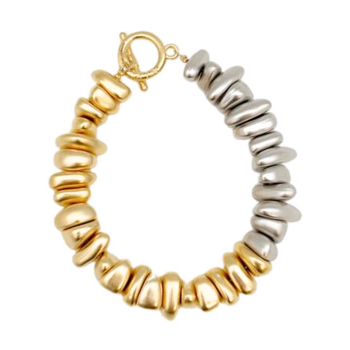 Annie S&G Armreif für den Großhandel von Niv Jewelry