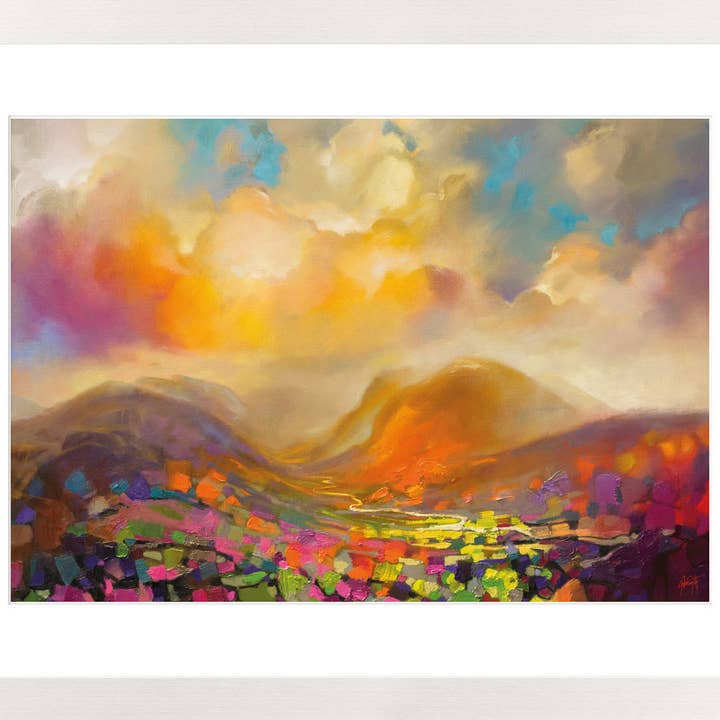 Scott Naismith (Nevis Range Colour) Pre-Framed Prints for wholesale by The Art Group