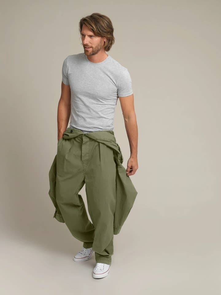 House of Minimus - Wholesale Pants - Men's - Men's-Boilersuit-Khaki-Cotton-Canvas