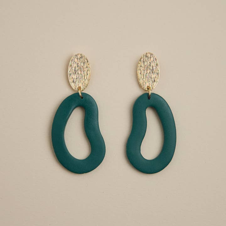 LYHO - Wholesale Hangende/ronde oorbellen - Maria | Handgemaakte kleien oorbellen | LYHO