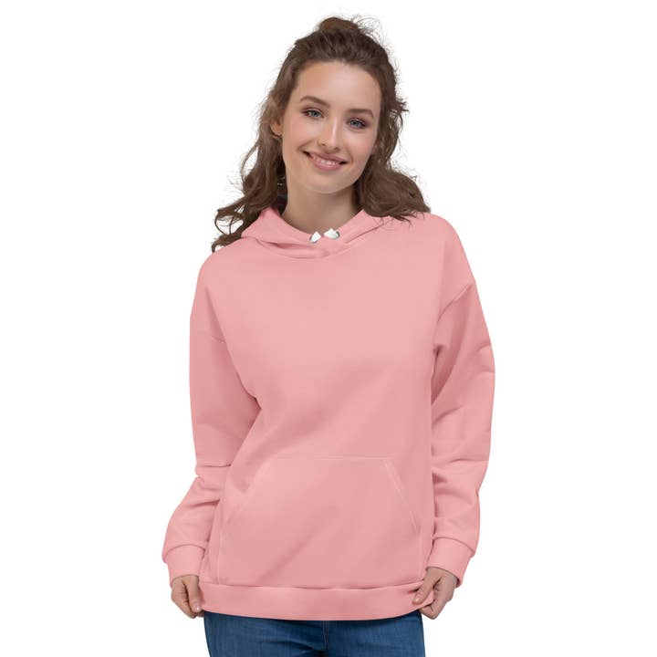 Soft Colourful Hoodie in Pink Petal for wholesale by Rainbow City
