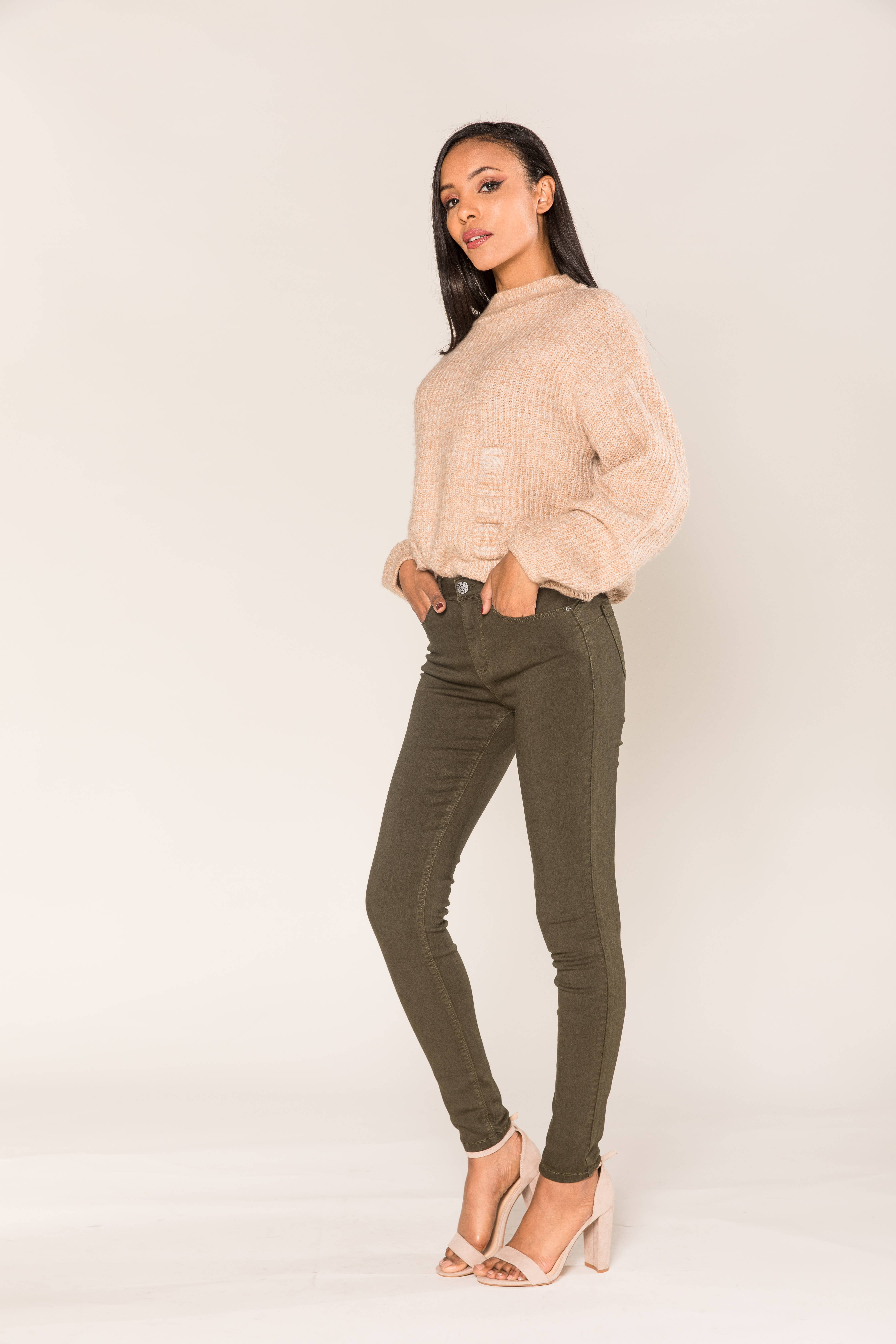 Nina Carter - Wholesale Jeans - Women's - Skinny Push Up Comfortable High Waist Super Stretch P1065