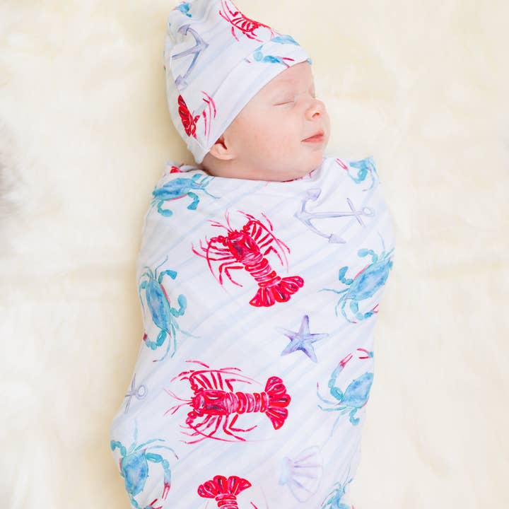 Florida Kid Co. - Wholesale Newborn/Knit Hat - Baby - Lobster & Crab Knotted Hat5
