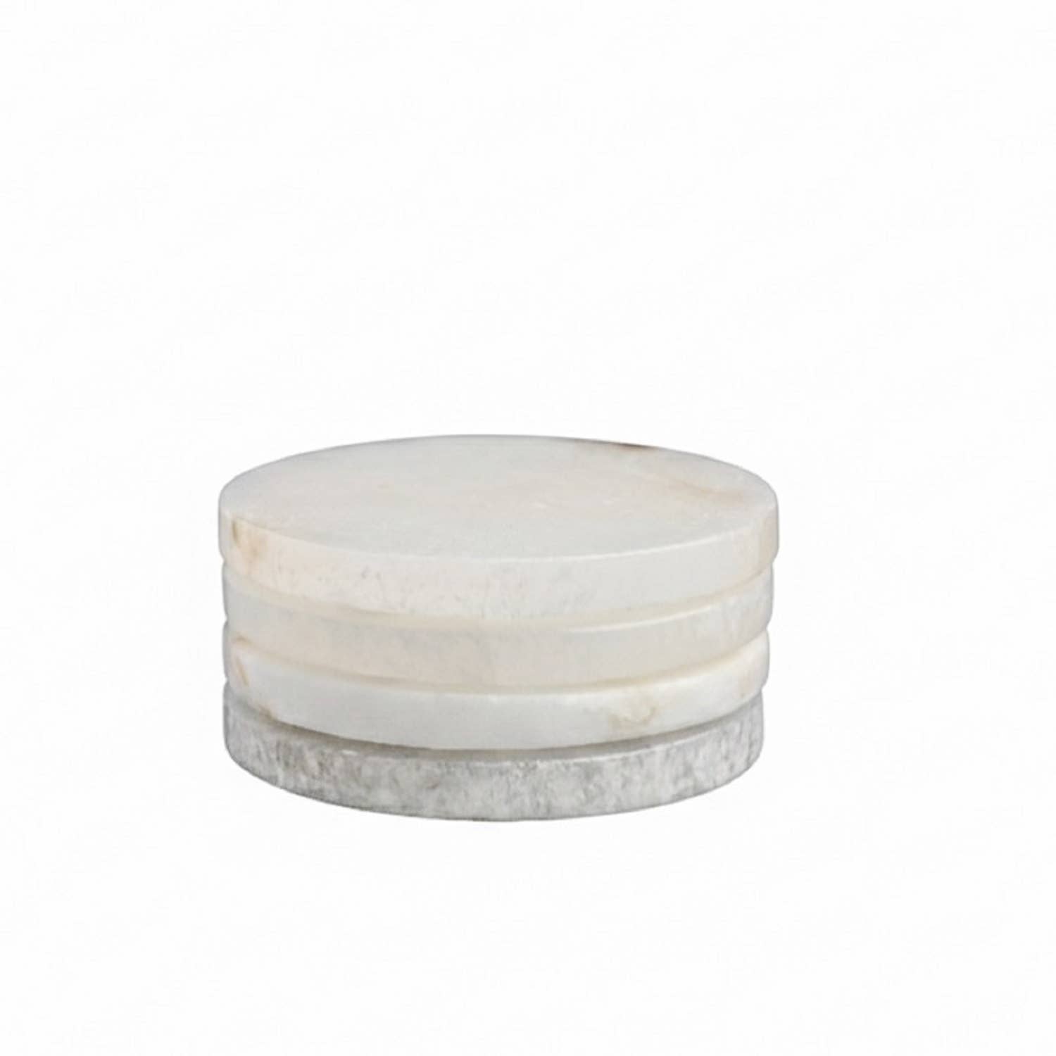 BIDKhome - Wholesale Coasters - Set of 4 Alabaster Coasters3