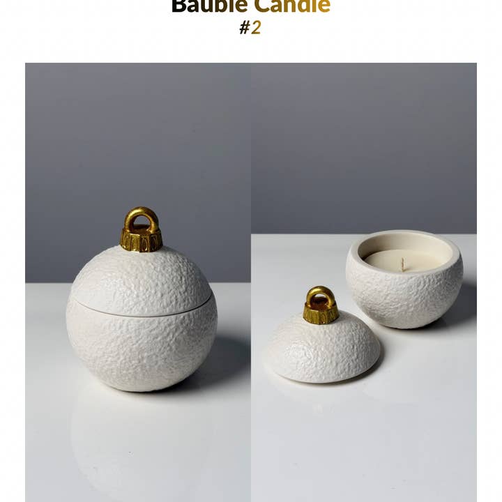 Ronaja Home - Wholesale Novelty Candle - Christmas Bauble Candle1