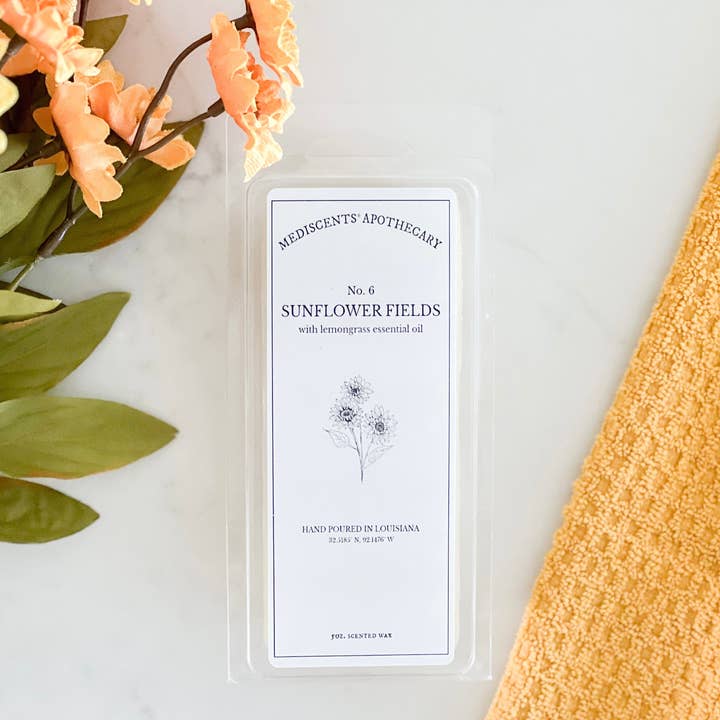 Sunflower Fields Wax Melts for wholesale by MediScents Apothecary