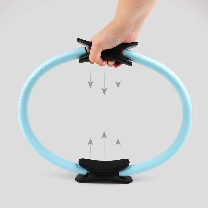 Phoenix Fitness - Wholesale Fitness Equipment - Double Handled Blue Pilates Ring