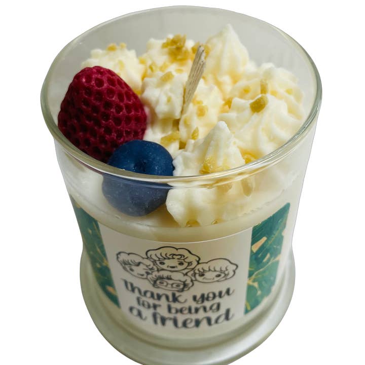 PSquare Scents llc - Wholesale Novelty candle - Thank You for Being a Friend - Soy Dessert Candle1