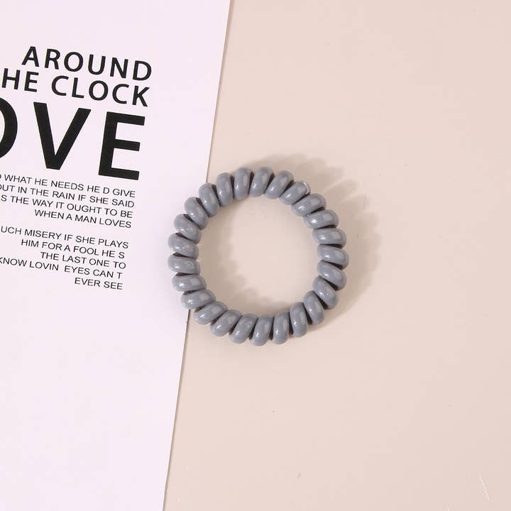 NINEXIS - Wholesale Hair Tie - CWAHA1108_Simple Phone Line Hair Tie 19