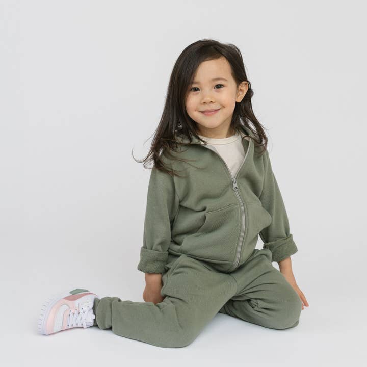 mini mioche collective inc. - Wholesale Lounge Sweatpants/Joggers - Kids - Premium GOTS-Certified Organic Cozy Skinny Sweats
