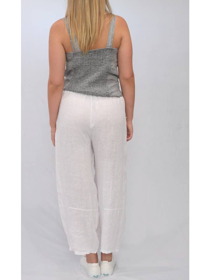 Merci Marie - Wholesale Pants - Women's - Linen Barrel Pants34
