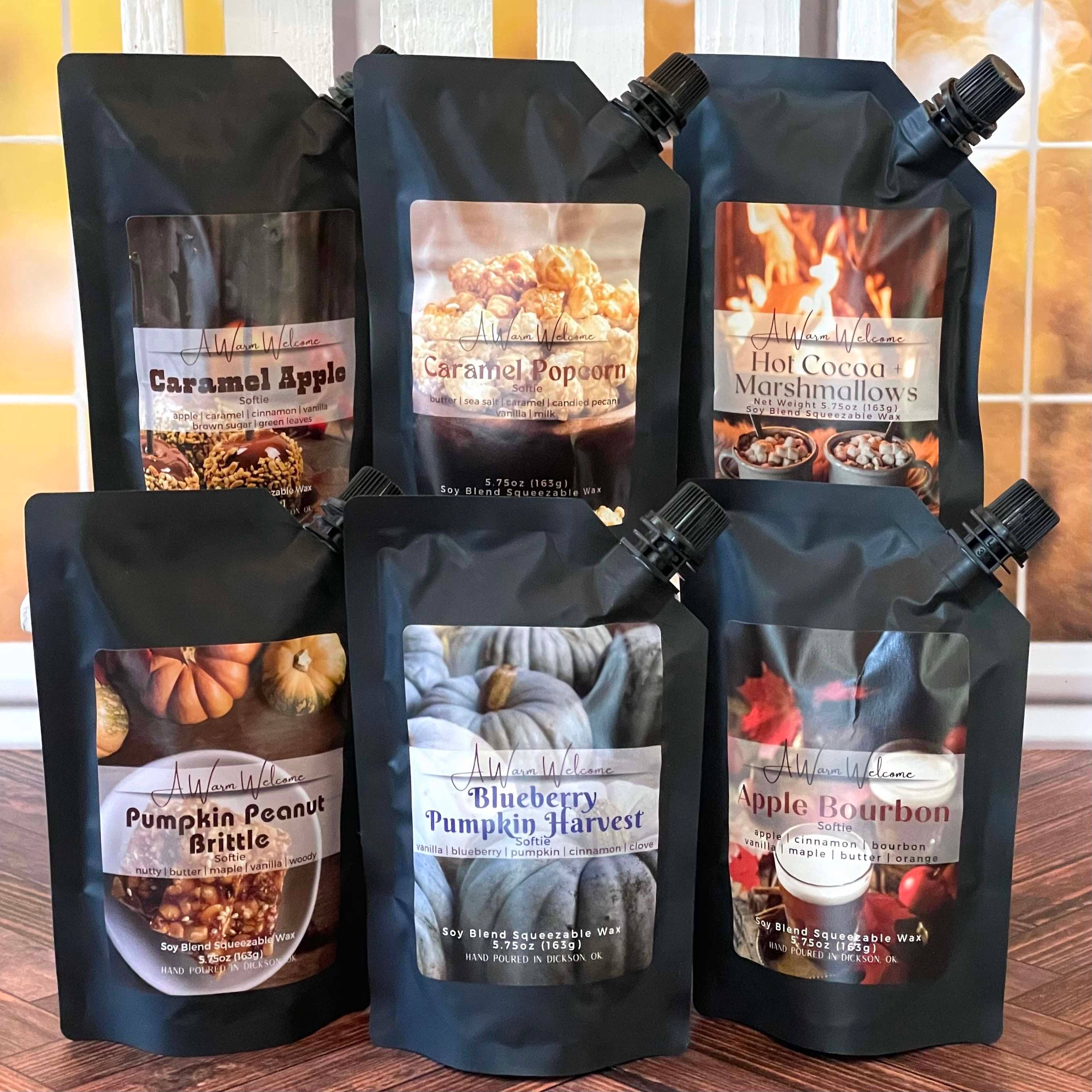 A Warm Welcome - Wholesale Wax Melt - Pumpkin Apple Butter Softie | Squeeze Wax Melt | Soft Candle2