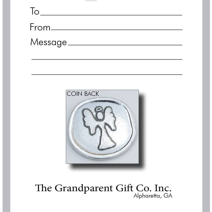 The Grandparent Gift Co. Inc. - Wholesale Keepsake Coin/Token - First Communion Gift: Handmade Pewter Coin 53013