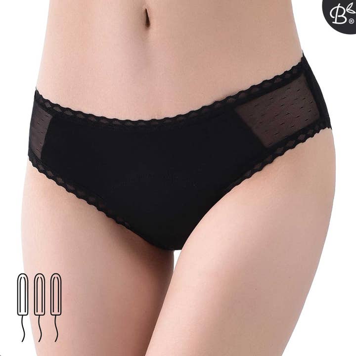 Bamboozy x Cosmeau - Wholesale Period Underwear - Women's - Bamboozy Menstrual Underwear Style 2 Bamboo Lily