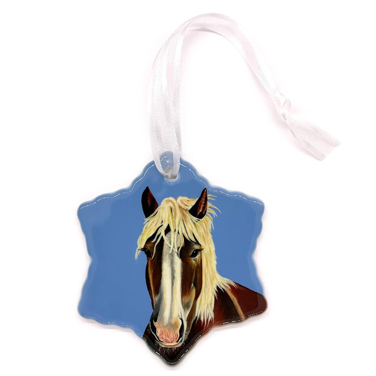 Woollybear Travels - Wholesale Ornament - Horse Porcelain Holiday Ornament – Lover Boy1