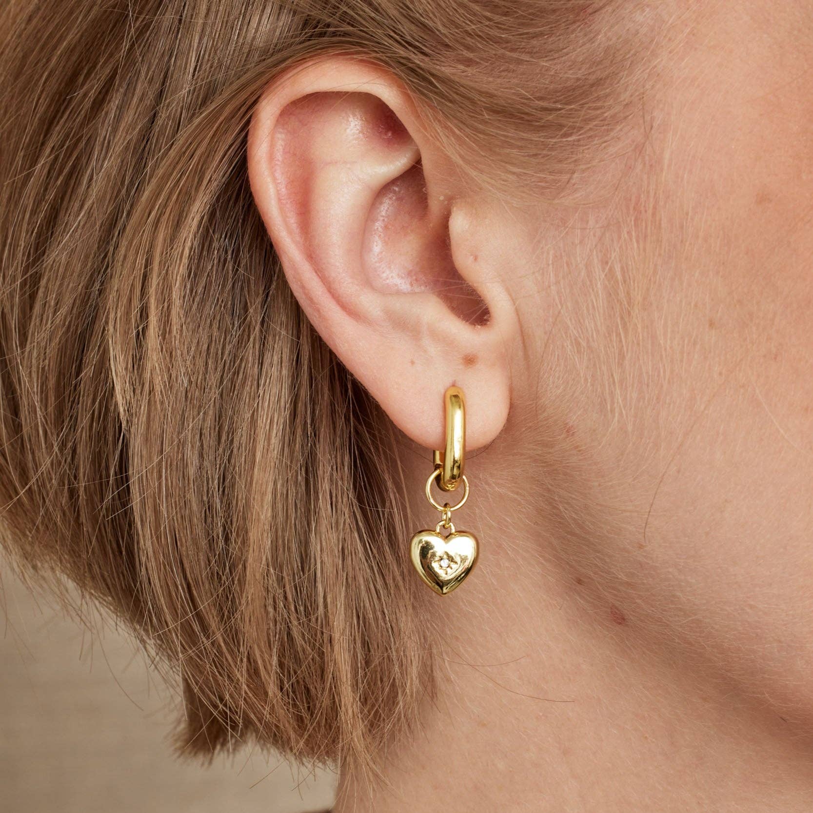 Ashiana London - Wholesale Hoop Earrings - Coco Gold Hoop Earrings1