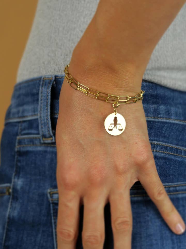 Astro Balance Wristband for wholesale by Hirondelle Bijoux