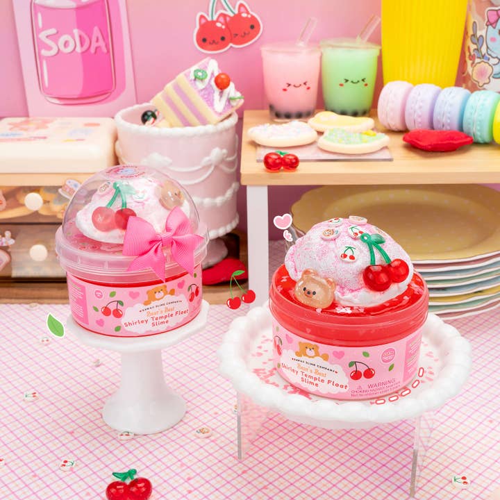 Kawaii Slime Company - Wholesale Putty/Slime - Kids - Bears Best Shirley Temple Float 2 Slimes In 1 (4pcs/case)