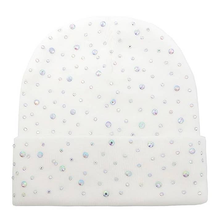Diacly - Vente Bonnet – unisexe - Bonnet à strass Bling