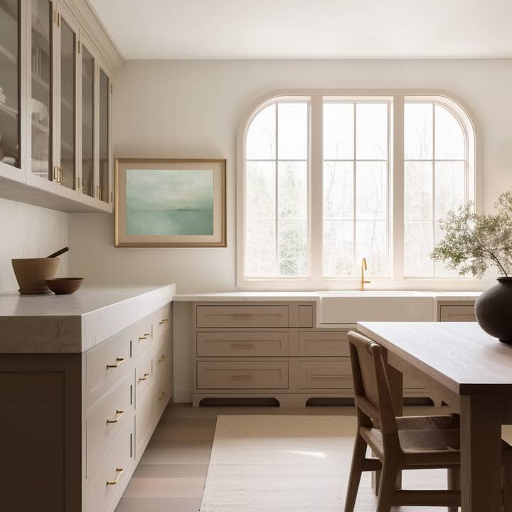 Impression d'art - Paysage côtier abstrait - « Into the Haze » pour la vente par AMY WARR ART