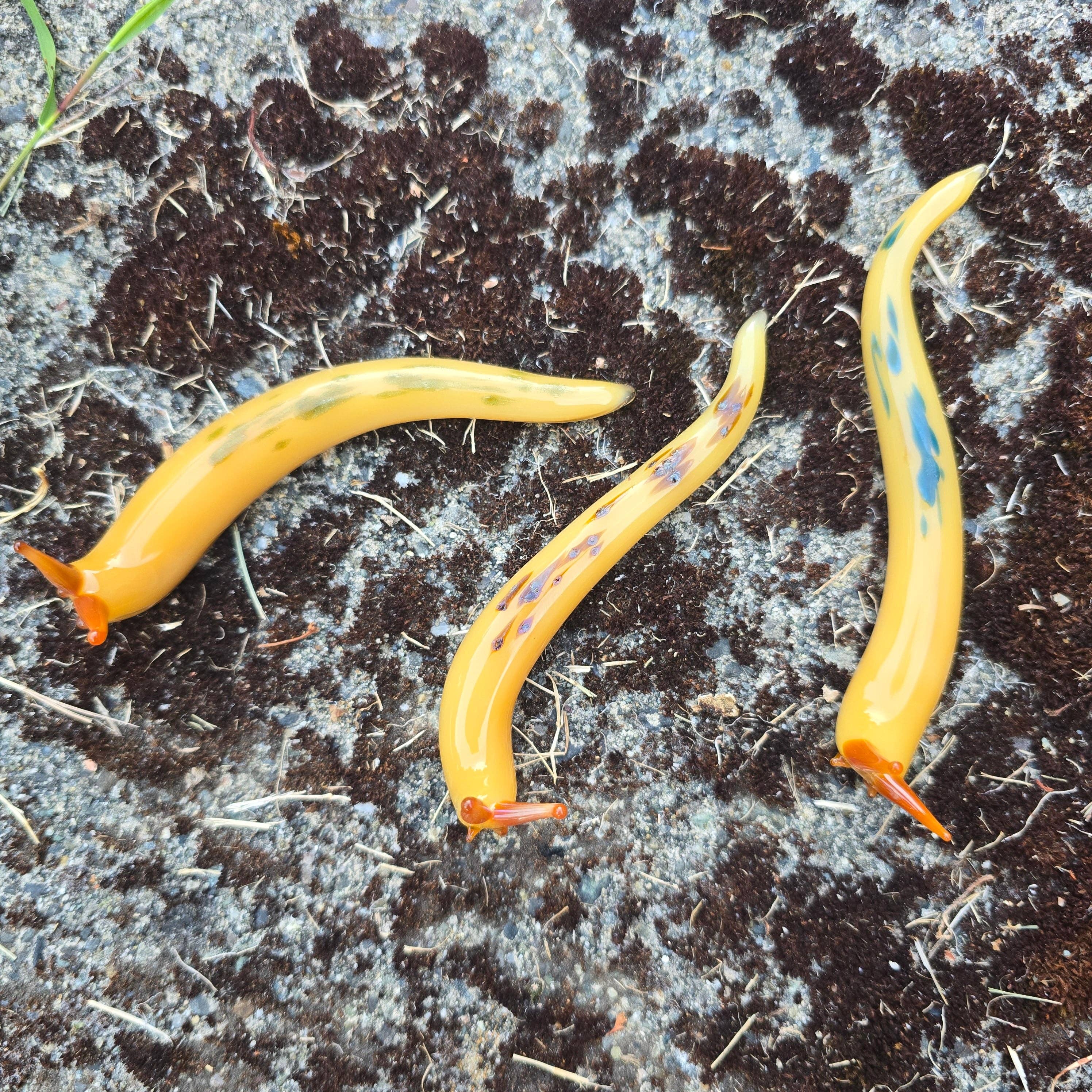 Sunshine Glass Gifts - Wholesale Decorative Figurine - Handmade Glass Banana Slug Figurine8