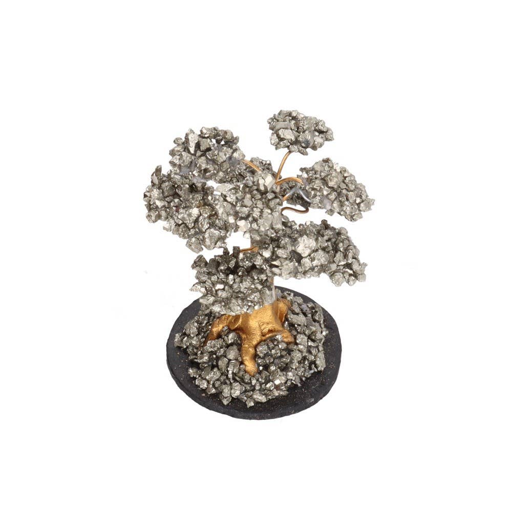 Vives de la Cortada S.L - Wholesale Spiritual Stone/Crystal - Pirita Tree Mini with Pirita Base2