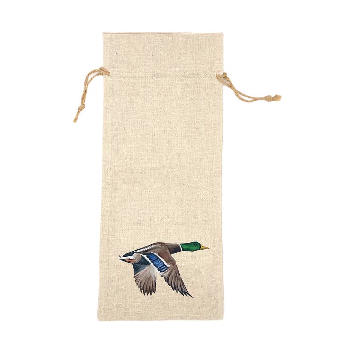 Mallard Wine Bag for wholesale by Mads Studio & Co.