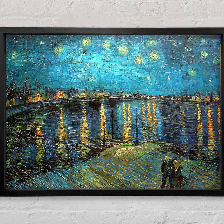 Van Gogh Starry Night Over The Rhone for wholesale by Simply Canvas Art