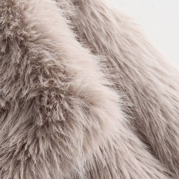 safistyle - Wholesale Fur/Faux Fur Coat - Women's - Loose Faux Fur Collar Coat12