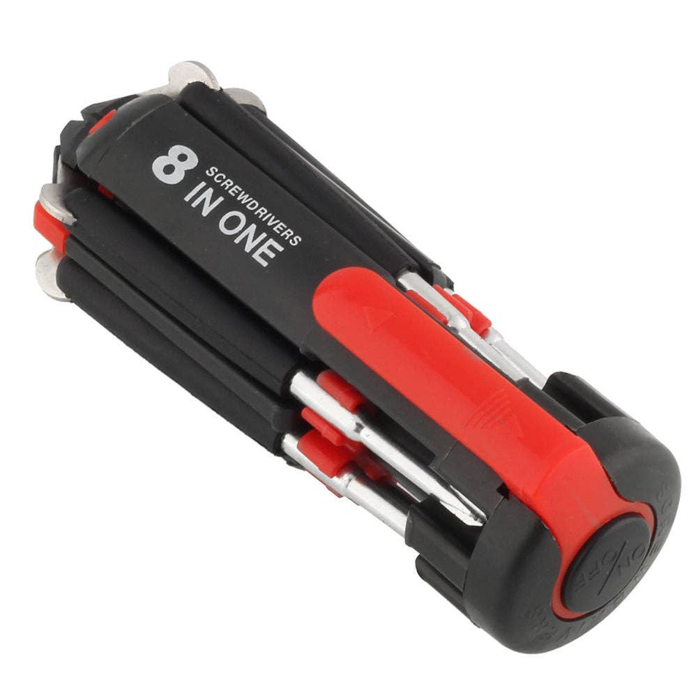 Alltronics (DBA Alltrolite) - Wholesale Handy Tool - Spider 8 In 1 Multi-Screwdriver Flashlight (FA2113)1