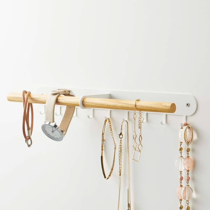 Yamazaki Home - Wholesale Wall Hook - Tosca Wall-Mounted Hooks - Steel + Wood