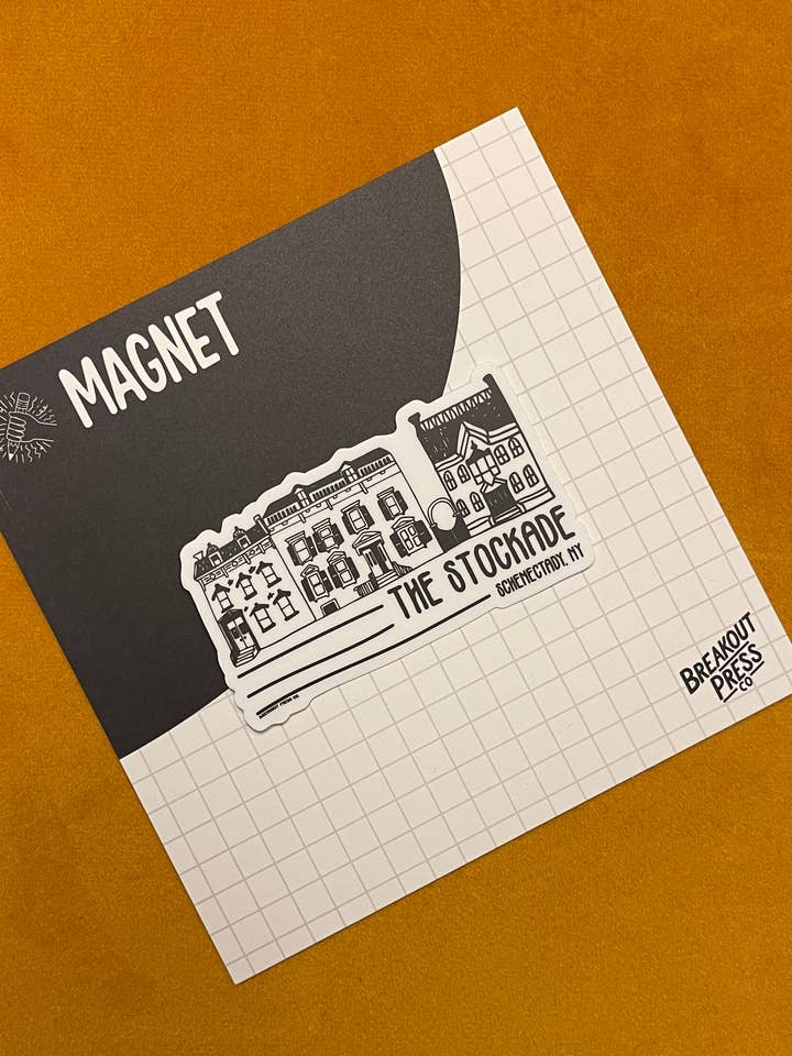 The Stockade Magnet for wholesale by Breakout Press Co.