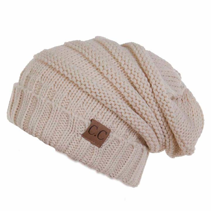 Hana - Wholesale Beanie - Women's - C.C Oversize Slouchy Knitted Beanie20