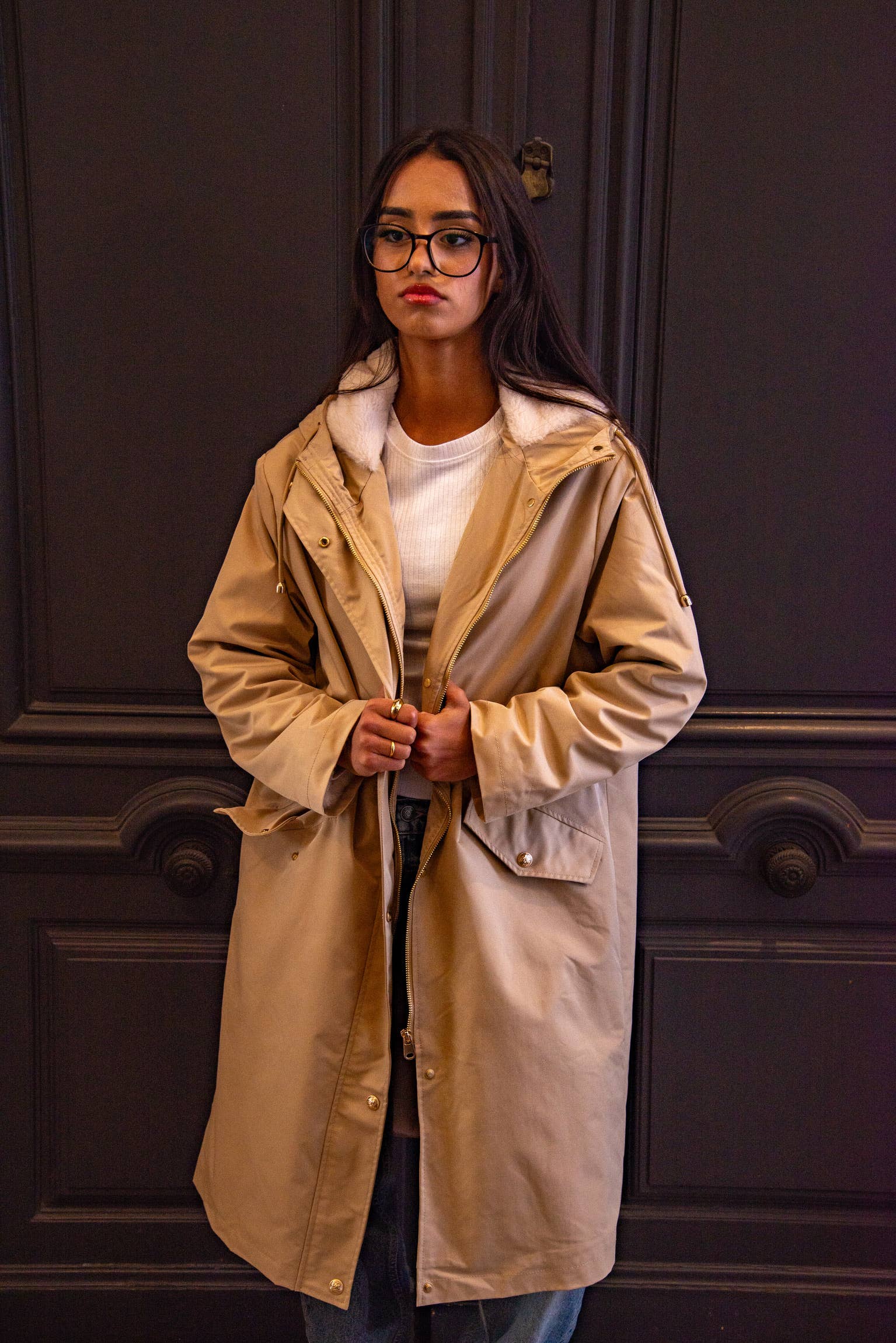 KZELL PARIS - Wholesale Parka - Women's - HOODED PARKA WITH FAUX FUR LINING10