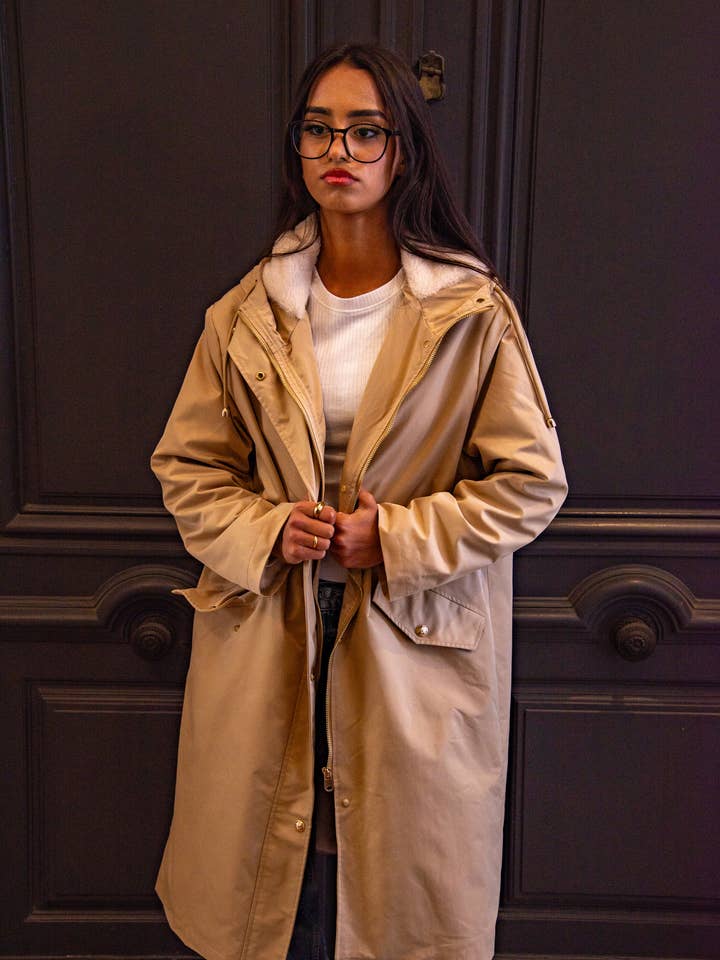 KZELL PARIS - Wholesale Parka - Women's - HOODED PARKA WITH FAUX FUR LINING10