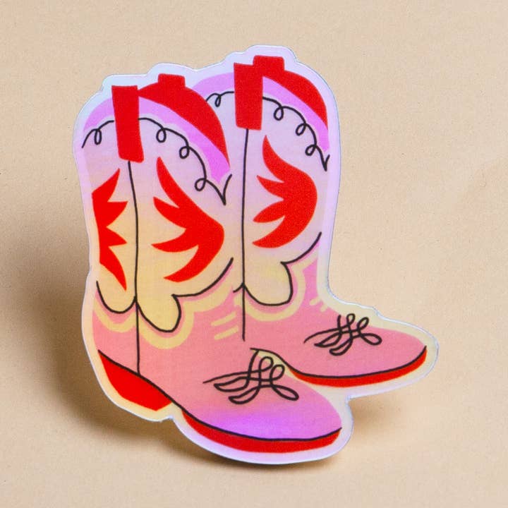 Tender Loving Empire - Wholesale Sticker - Cowgirl Boot Sticker0