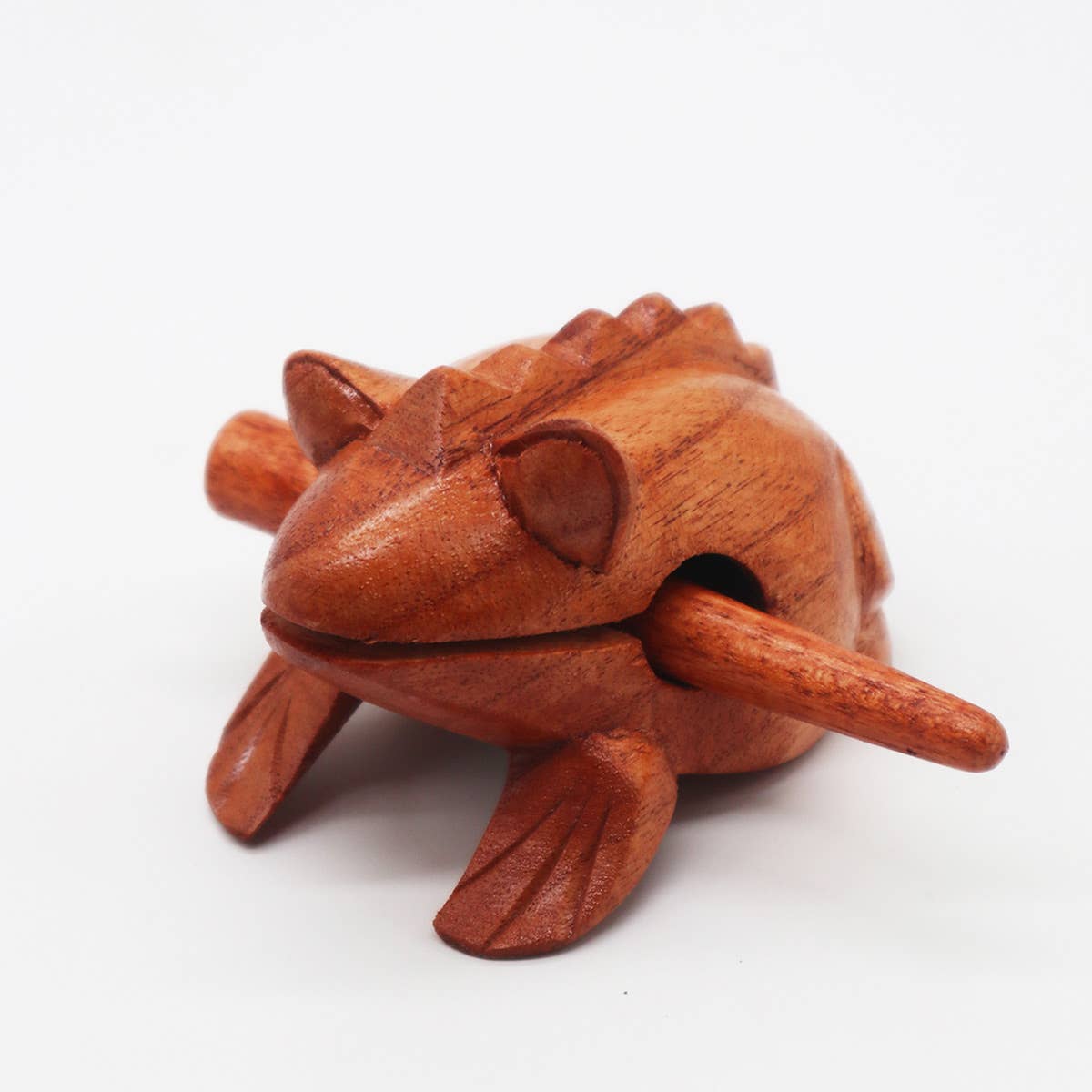 Ancient Wisdom - Wholesale Musical Instrument - Small Croaking Wooden Frog0
