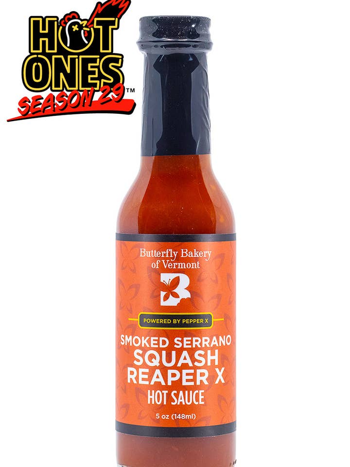 Smoked Serrano Squash Reaper X | Butterfly Bakery for wholesale by Heatonist