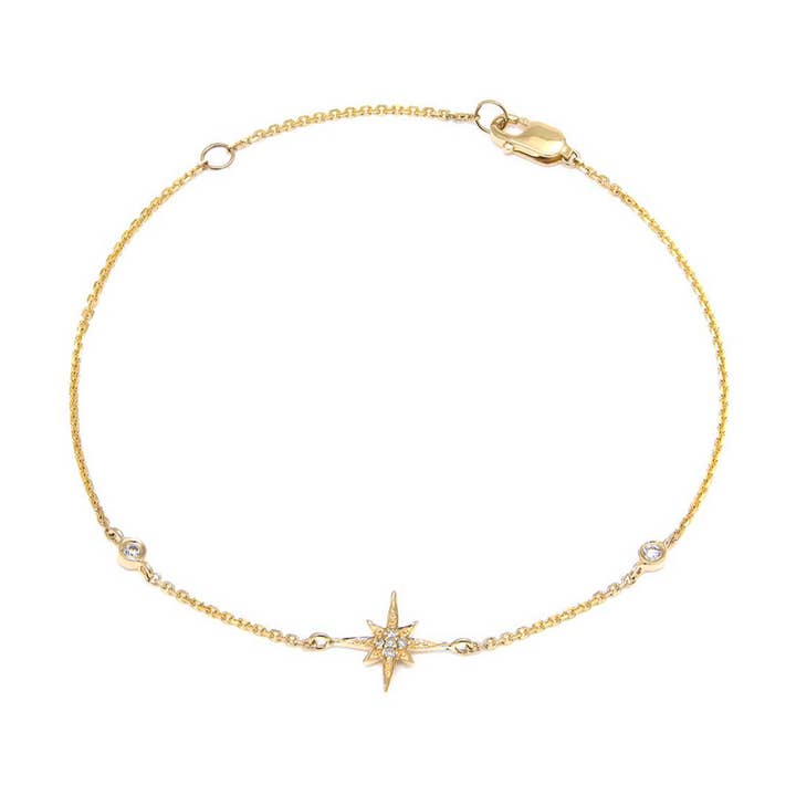 Bracelet étoile à micro pavé de diamants pour la vente par Jane Basch Jewelry Designs
