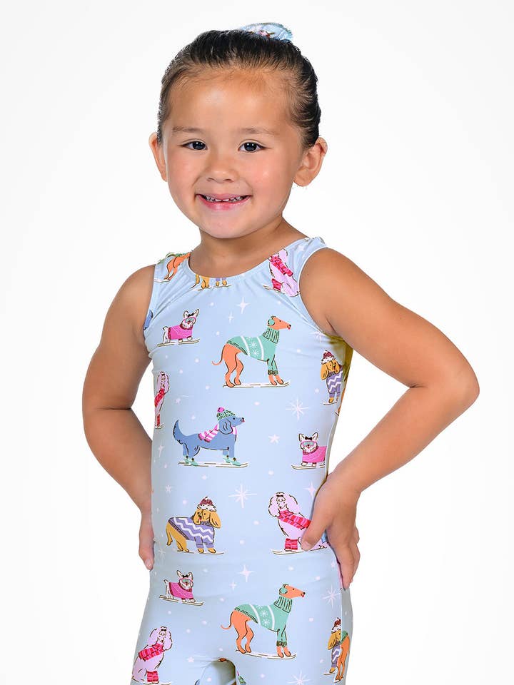 Destira – wholesale Leotard – Child – Snow Paws Unitard0