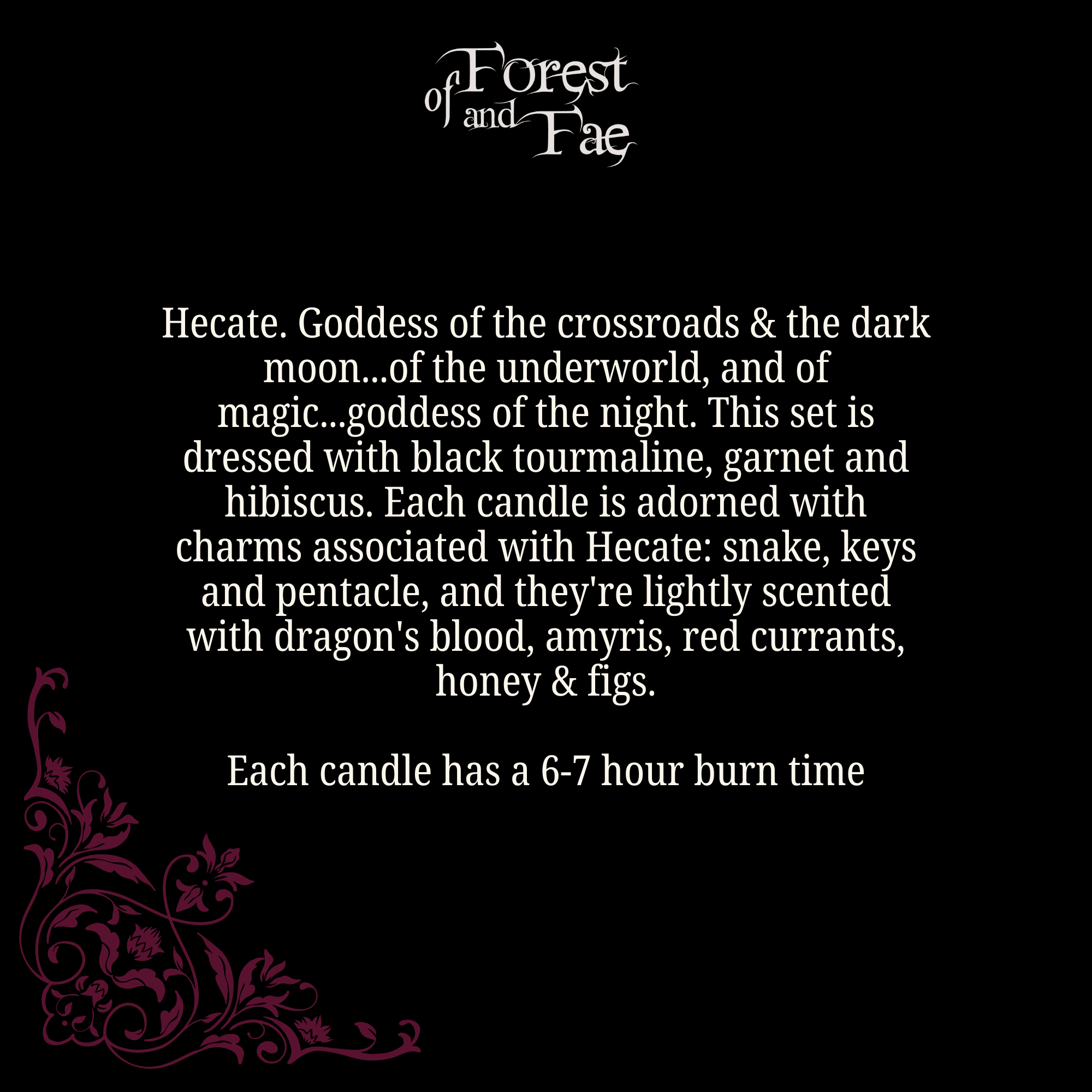 of Forest and Fae - Wholesale Tea light candles - Hecate Tea Light Candle Set • Crystal & Herb Candles • Witch1