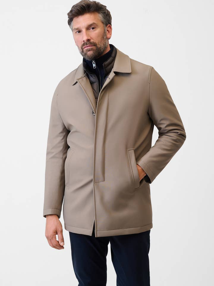 Giacca in tessuto da uomo Claudio con inserto in tessuto rimovibile. per la vendita all'ingrosso da parte di Ricano