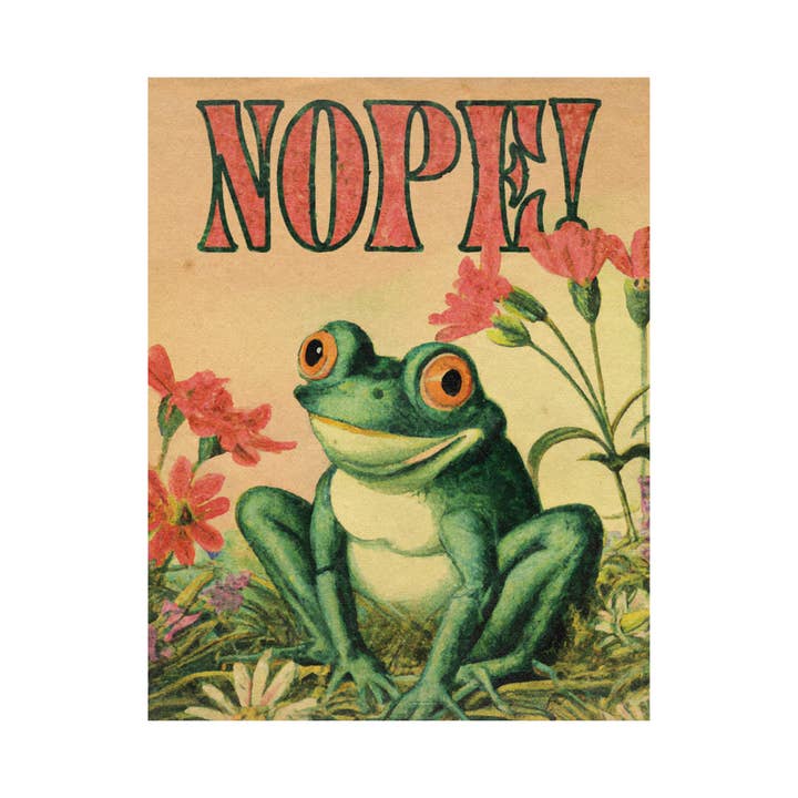 'Nope!' Print for wholesale by Real Fun, Wow!