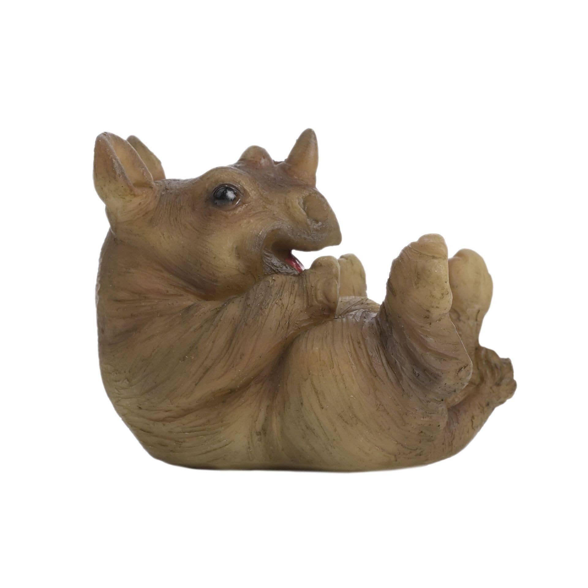 WIDDOP and Co. - Wholesale Decorative Figurine - **ASTD MULTI 6** Resin Rhino Calfs Figurine4