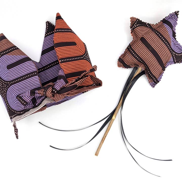 Grain of Rice Project - Wholesale Toy Set - Kids - Fabric Crown and Wand Set2