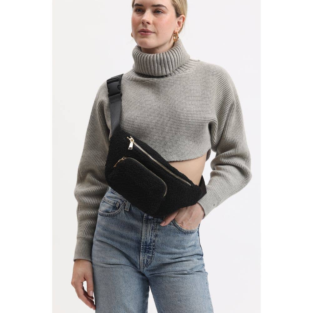 Moda Luxe - Wholesale Belt Bag - Women's - Orson Sherpa Shearling Belt Bag13