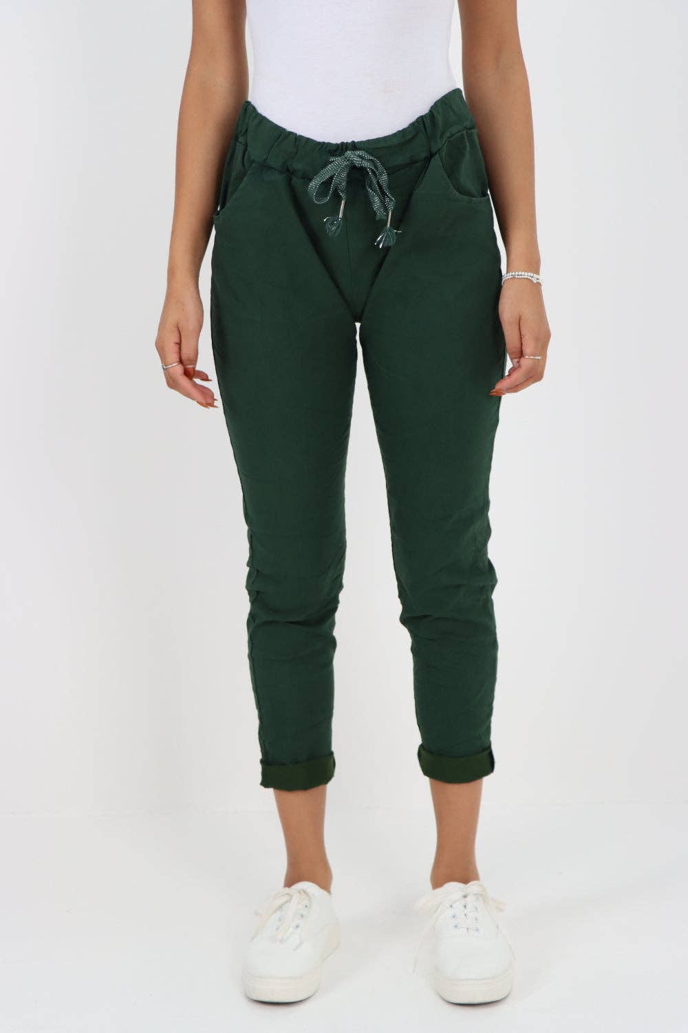 Miss Bold – Großhandel Hose – Damen – Einfarbige Zauberhose für Damen, italienisch, mehrfarbig35