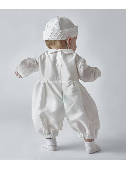 Sevva Ltd. – wholesale Clothing set – Baby – Christening Boys Romper with Hat. Patrick3